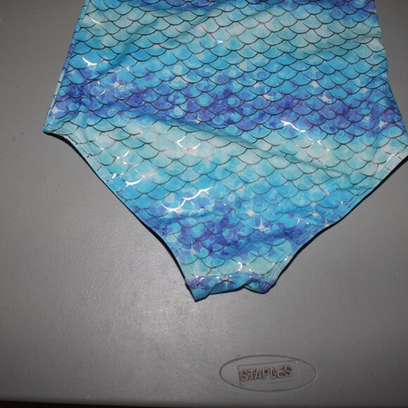 Blue Mermaide 1 Pcs Justice Swimsuit Size 14 - Picture 7 of 10